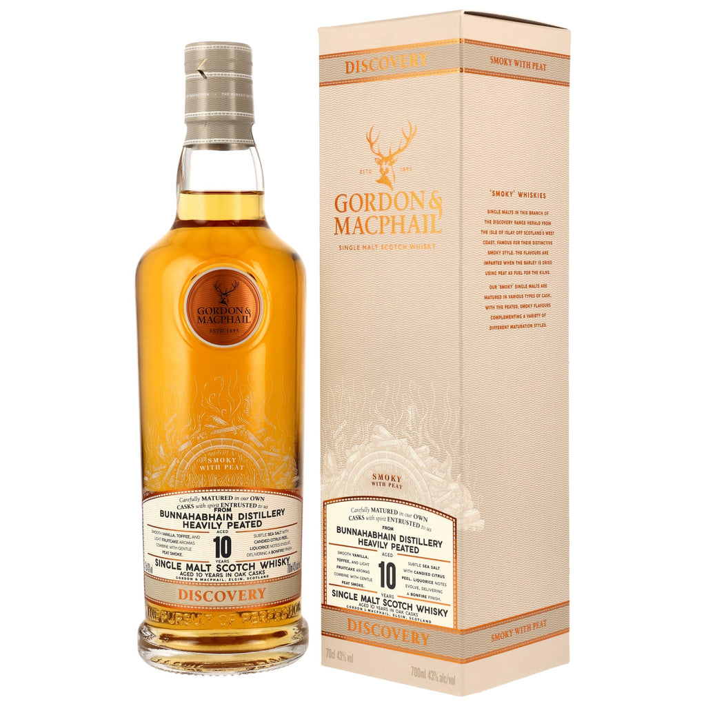 ホフマン ヘンハックル ダーク バリアン #1 Bunnahabhain 10 y.o. Heavily Peated G&M Discovery - in GP