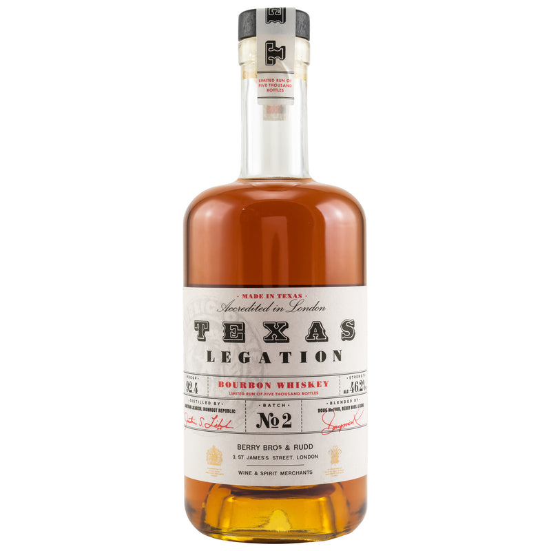 Texas Legation Batch 2 Bourbon Whiskey (Berry Bros and Rudd) 46.2% Vol.