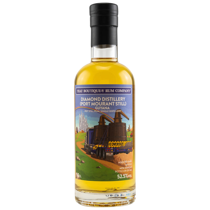 Diamond Distillery (Port Mourant Still) 10 yo Batch 3 (That-Boutique-Y Rum Company) 52.5% Vol.