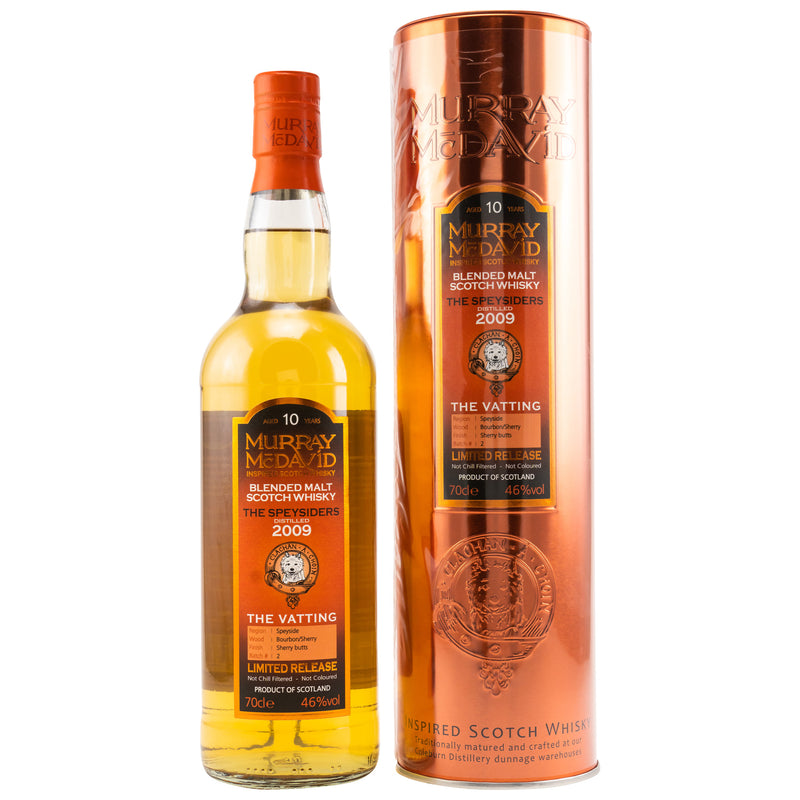 The Speysiders 2009 - 10 y.o. Batch 2 - Murray McDavid 46% Vol.