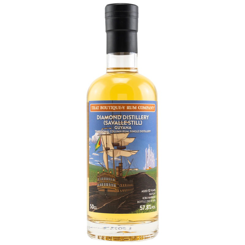 Diamond Distillery (Savalle Still), Guyana - Trad. Column Rum 12 y.o. - Batch 1 (That Boutique-y Rum Company) 57,8% Vol.