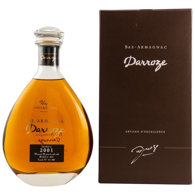 Armagnac Darroze Carafe 2001/2021 - 20 yo 49% Vol.