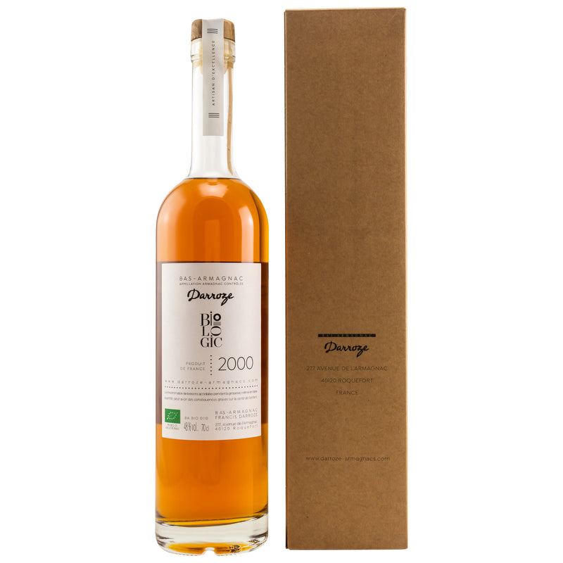 Armagnac Darroze Biologic 2000/2021 21 Jahre 48% Vol.