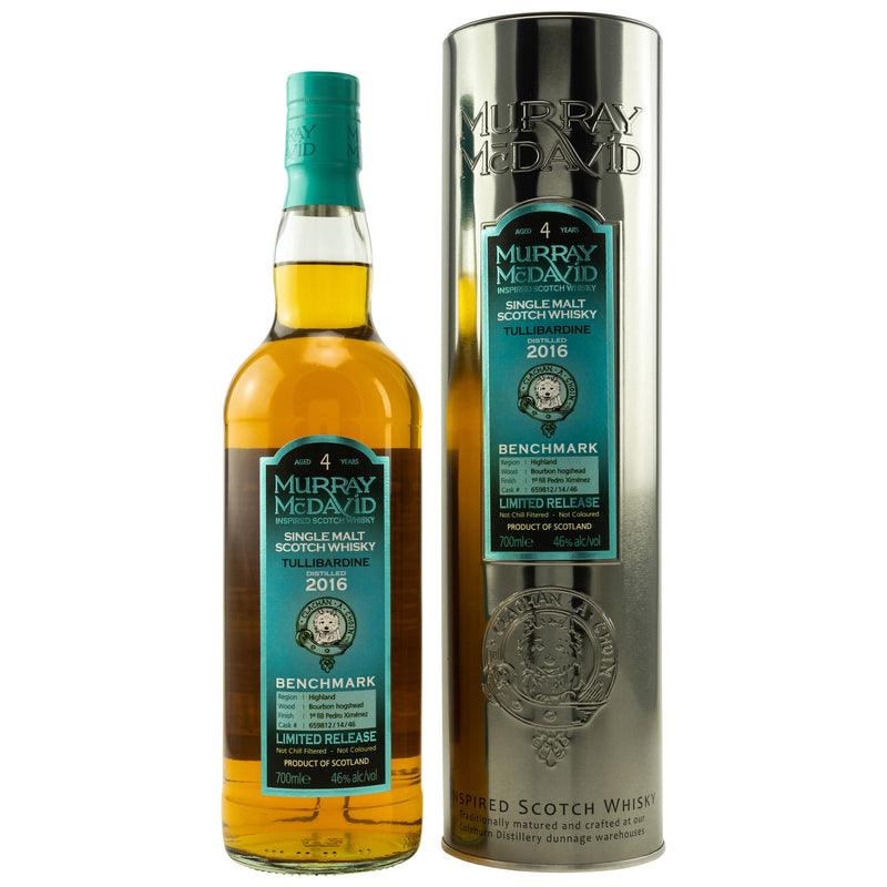 Tullibardine 2016 - 4 yo - PX Finish Murray McDavid 46% Vol.