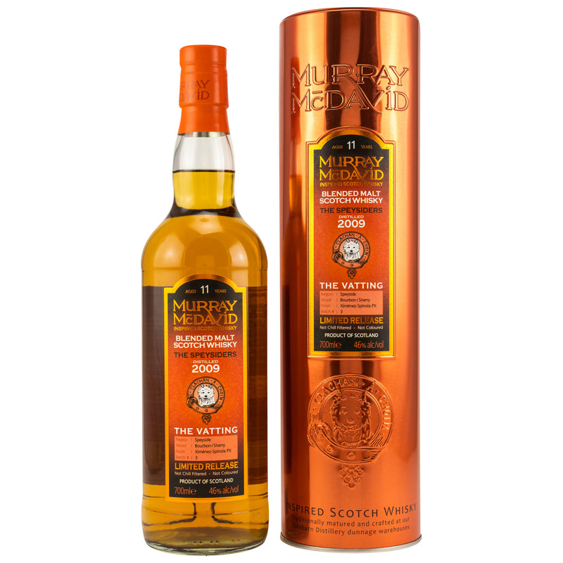 The Speysiders 2009 - 11 y.o. Batch 3 - Murray McDavid 46% Vol.