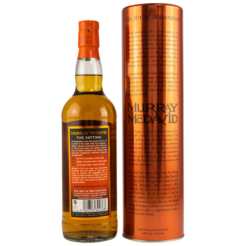 The Speysiders 2009 - 11 y.o. Batch 3 - Murray McDavid 46% Vol.