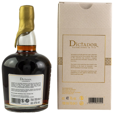 Dictador Jerarquia Fino Sherry Casks 1981/2020 - 39 yo 42.0% Vol.