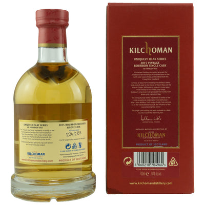 Kilchoman 2015/2021 - 5 y.o. Bourbon Cask #685/2015 58% Vol.