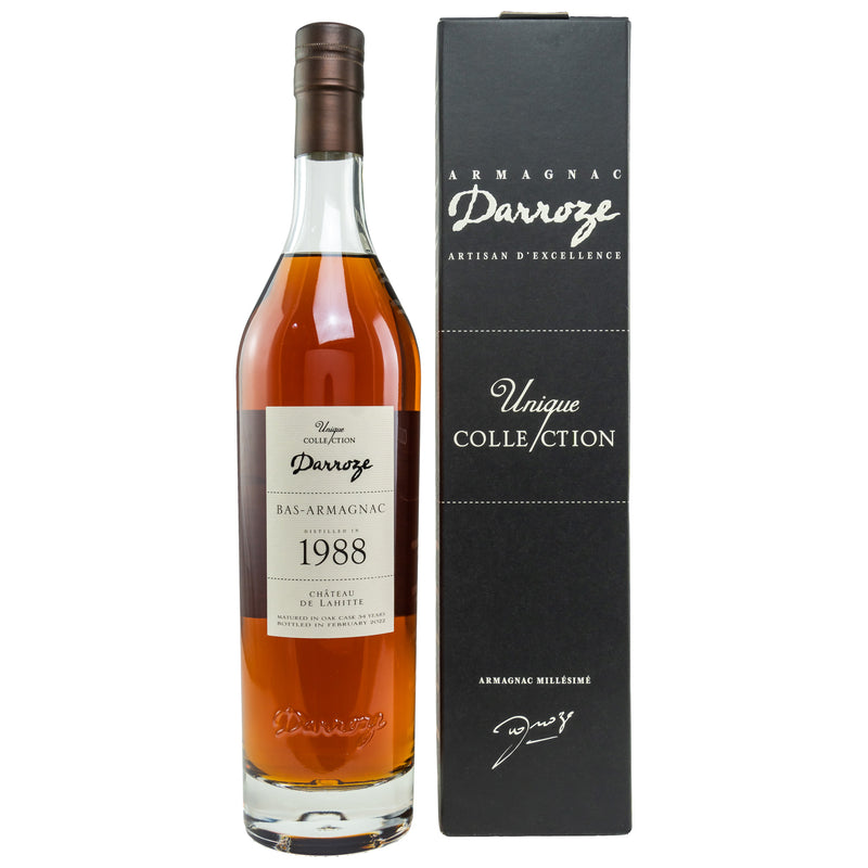 Armagnac Darroze Chateau de Lahitte 1988/2022 34 years 47.5% Vol.