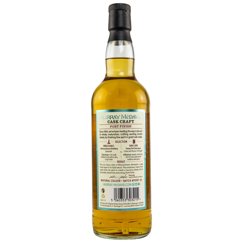 Mannochmore Port Cask Finish - Murray McDavid 44,5% Vol.