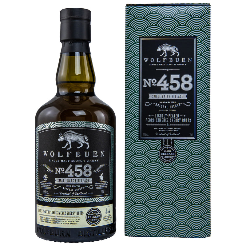 Wolfburn No 458 46% Vol.