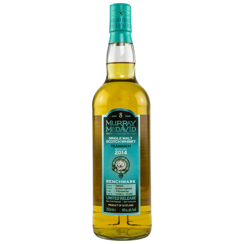 Teaninich 2014/2022 - 8 yo - First Fill Koval Rye Cask - Murray McDavid 46% Vol.