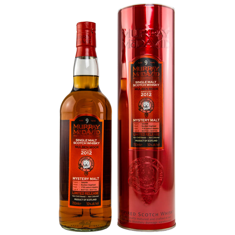 Mulben Moor 2012 - 9 yo First Fill Justinos Madeira Cask 