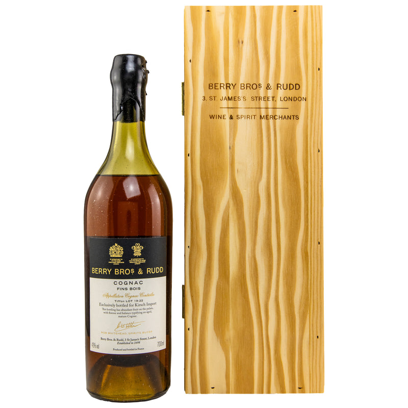 Tiffon Cognac Fins Bois Lot 19-22 (Berry Bros & Rudd) - Kirsch 43% Vol.