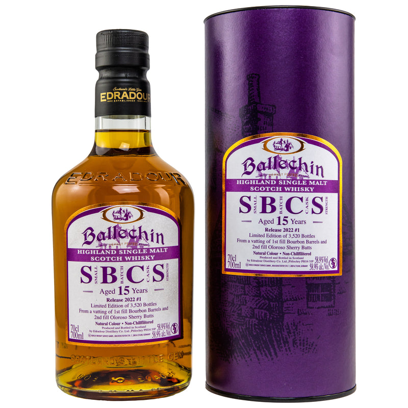 Ballechin 15 yo SBCS Batch 2022/