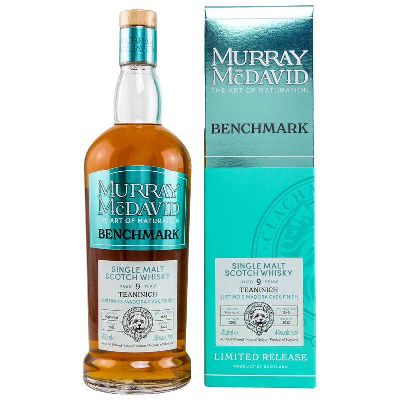 Teaninich 2012/2022 - 9 yo - Justinos Madeira Cask - Murray McDavid 46% Vol.