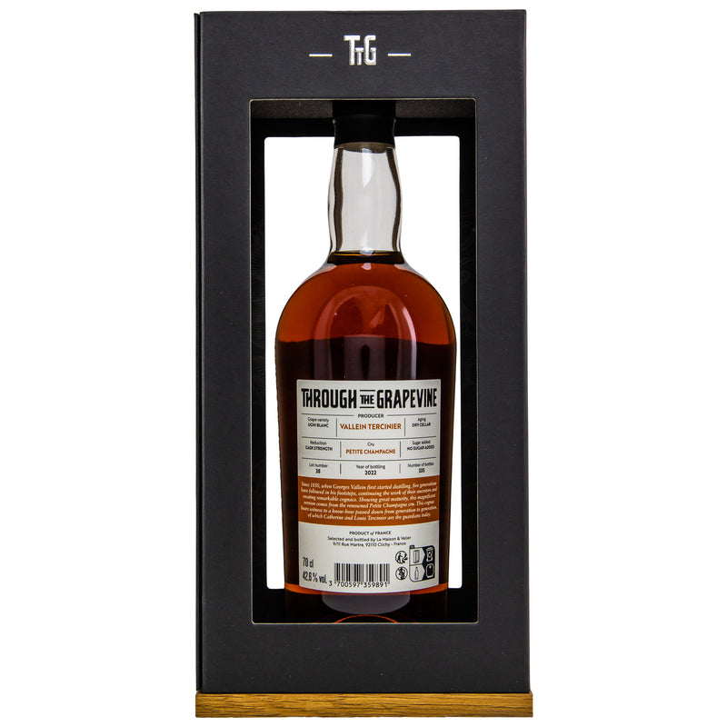 Vallein Tercinier Lot 38 Cognac - THROUGH THE GRAPEVINE