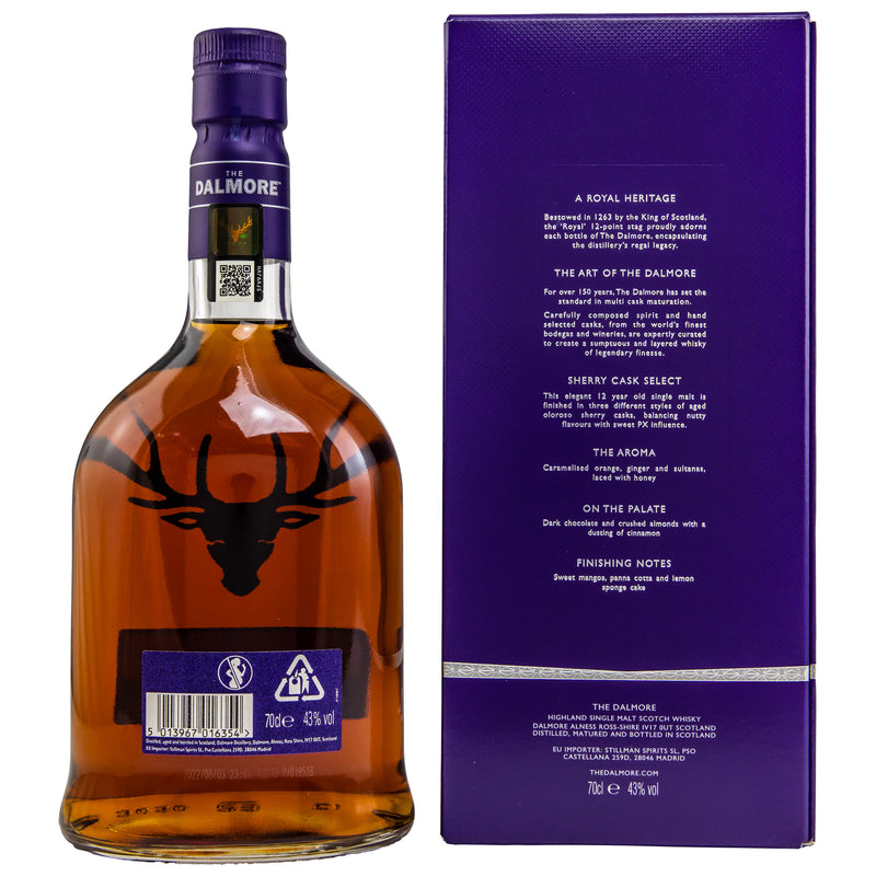 Dalmore 12 yo Sherry Select 43,% Vol.