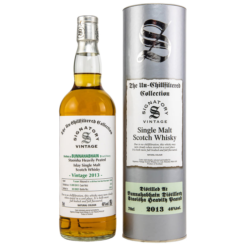 Bunnahabhain Staoisha 2013/2023 Sig un-chill 