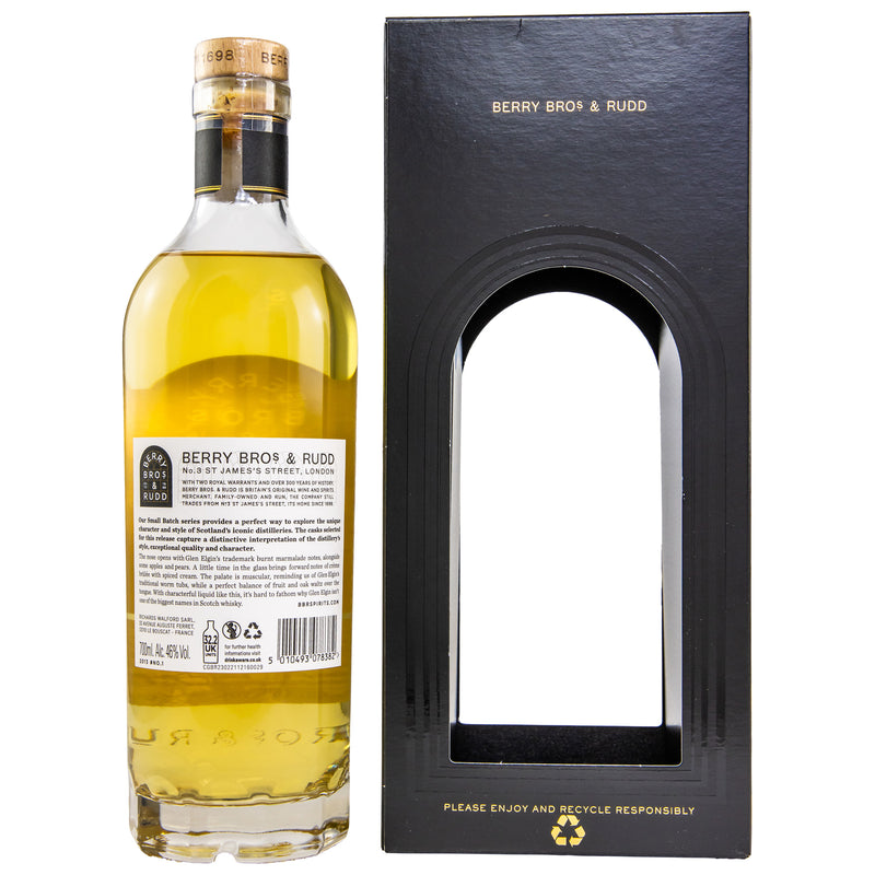 Glen Elgin 2013/2023 - 10 yo - (Berry Bros &amp; Rudd) 46% Vol.