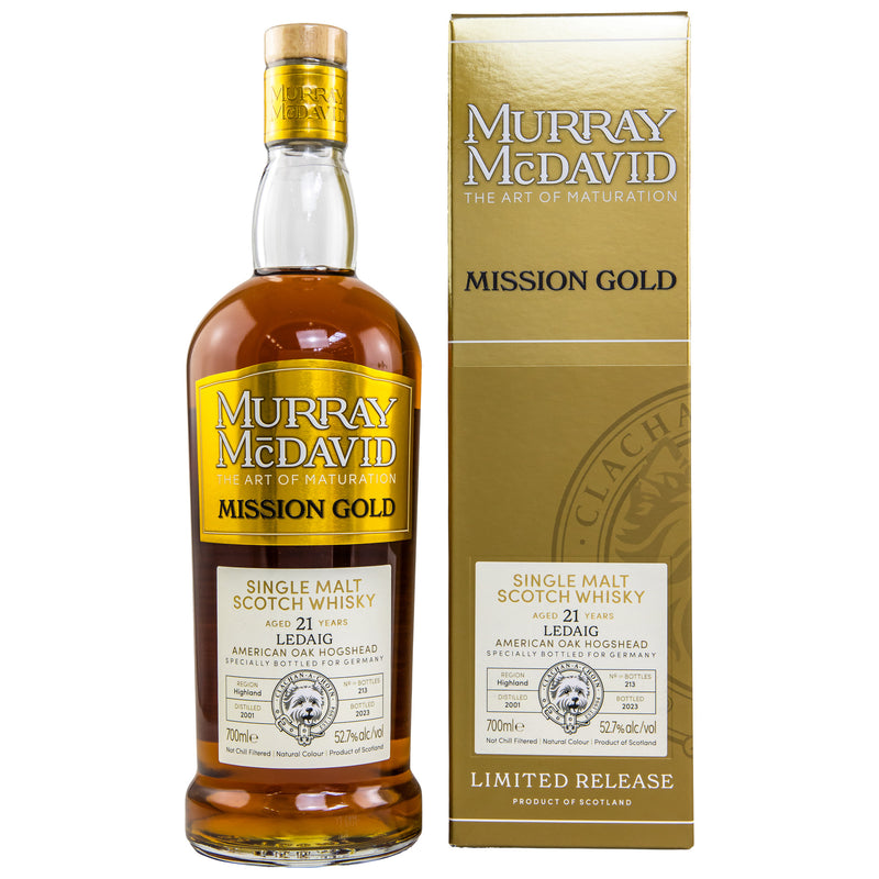 Ledaig 2001/2023 - 21 yo - American Oak Finish - Murray McDavid 52.7% Vol.