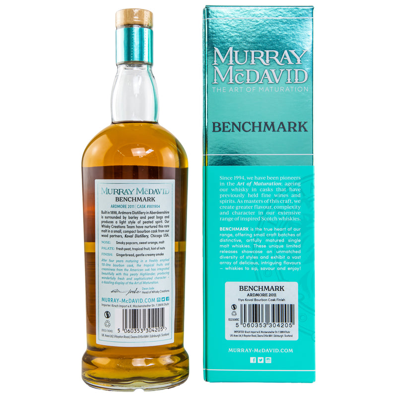 Ardmore 2011/2023 - 11 yo - First Fill Bourbon Finish - Murray McDavid 57.2% Vol.