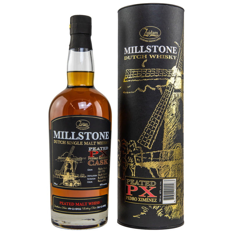 Millstone Peated PX Dutch Single Malt 46% Vol.
