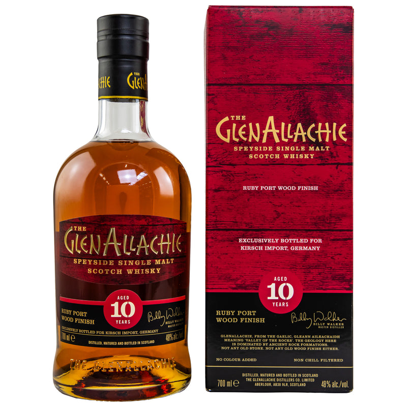 GlenAllachie 10 y.o. Ruby Port Wood Finish - Germany Exclusive 48% Vol.