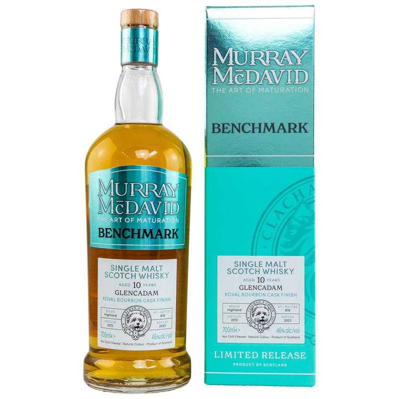 Glencadam 2012/2023 - 10 yo - 1st Fill Bourbon Cask - Murray McDavid 46% Vol.