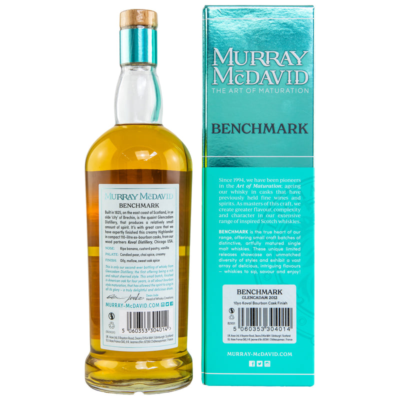 Glencadam 2012/2023 - 10 yo - 1st Fill Bourbon Cask - Murray McDavid 46% Vol.