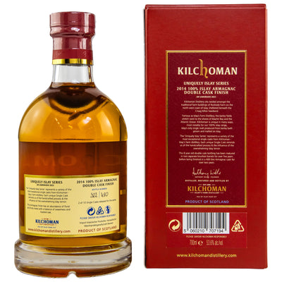 Kilchoman 2014/2023 - 8 yo Armagnac Finish #1+641/2014 53.6% Vol.