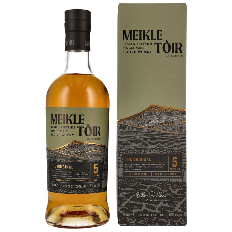 Meikle Toir 5 yo The Original - Heavily Peated GlenAllachie 50% Vol.