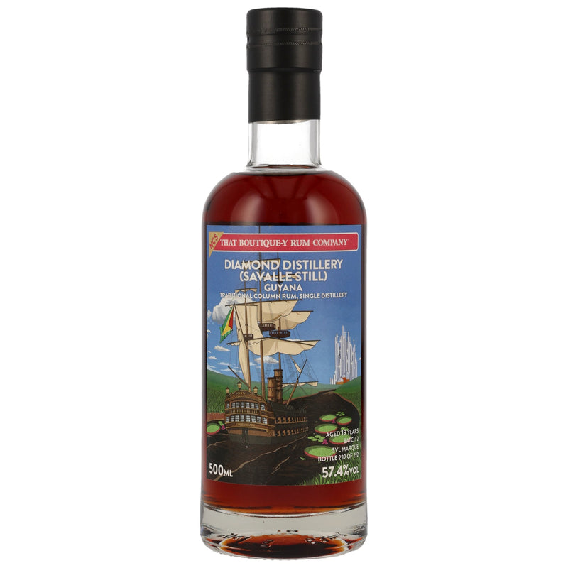 Diamond Distillery (Savalle Still), Guyana - Trad. Column Rum 19 yo - Batch 2 (That Boutique-y Rum Company) 57.4% Vol.