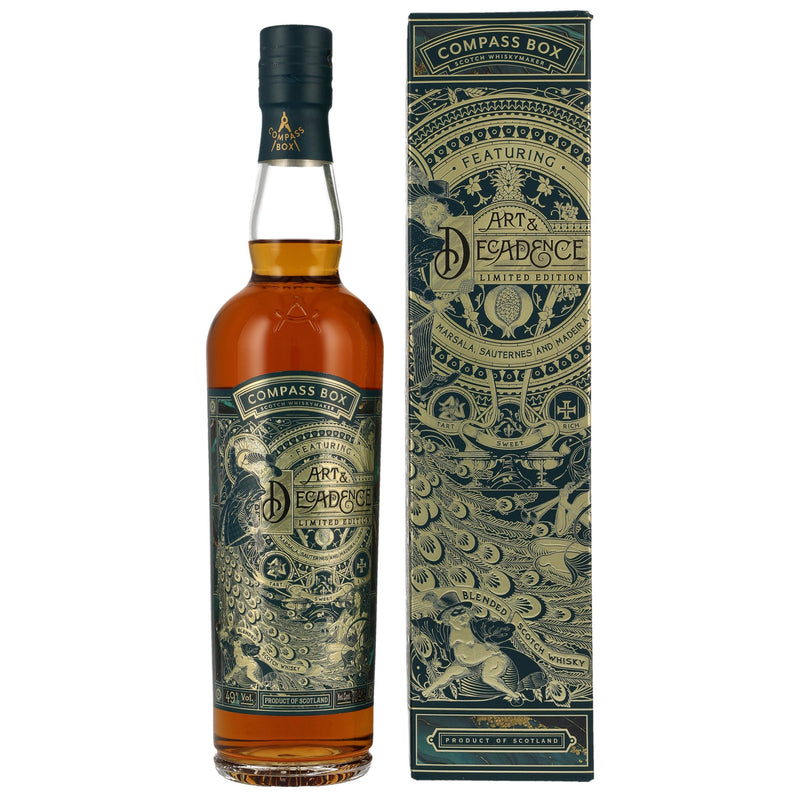 Compass Box Art &amp; Decadence Blended Scotch Whiskey 49% Vol.