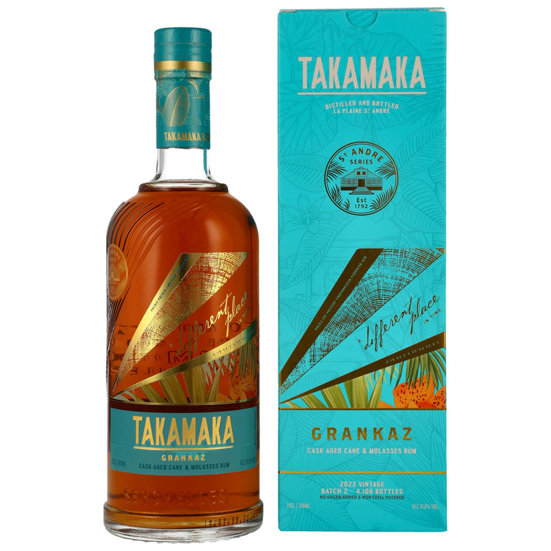 Takamaka Grankaz Rum - Batch 2 (2022) 51.6% Vol.