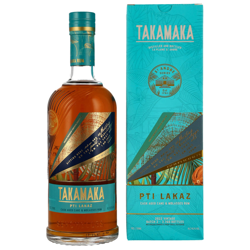 Takamaka PTI Lakaz Rum 45.1% Vol.