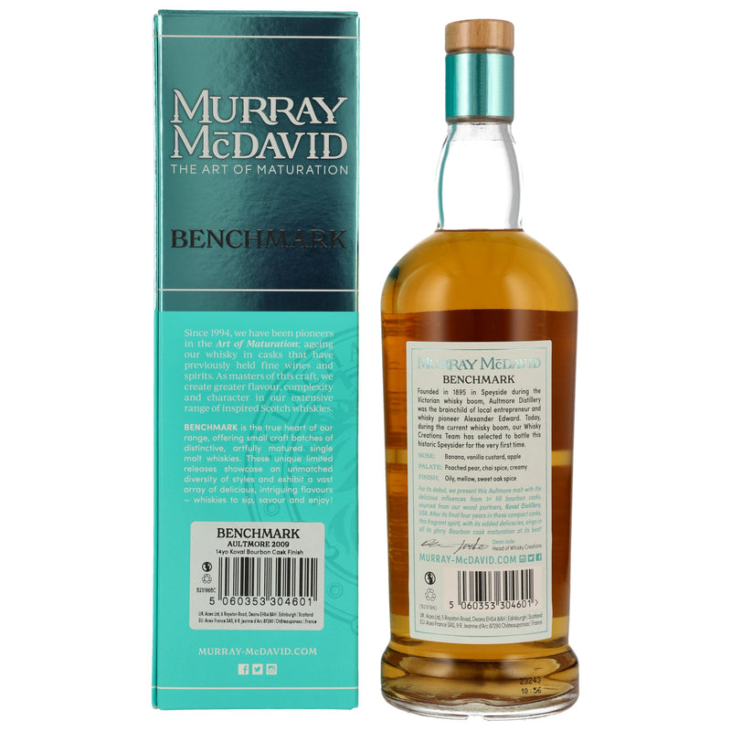 Aultmore 2009/2023 - 14 yo - Koval Bourbon Cask - Murray McDavid 48.5% Vol.