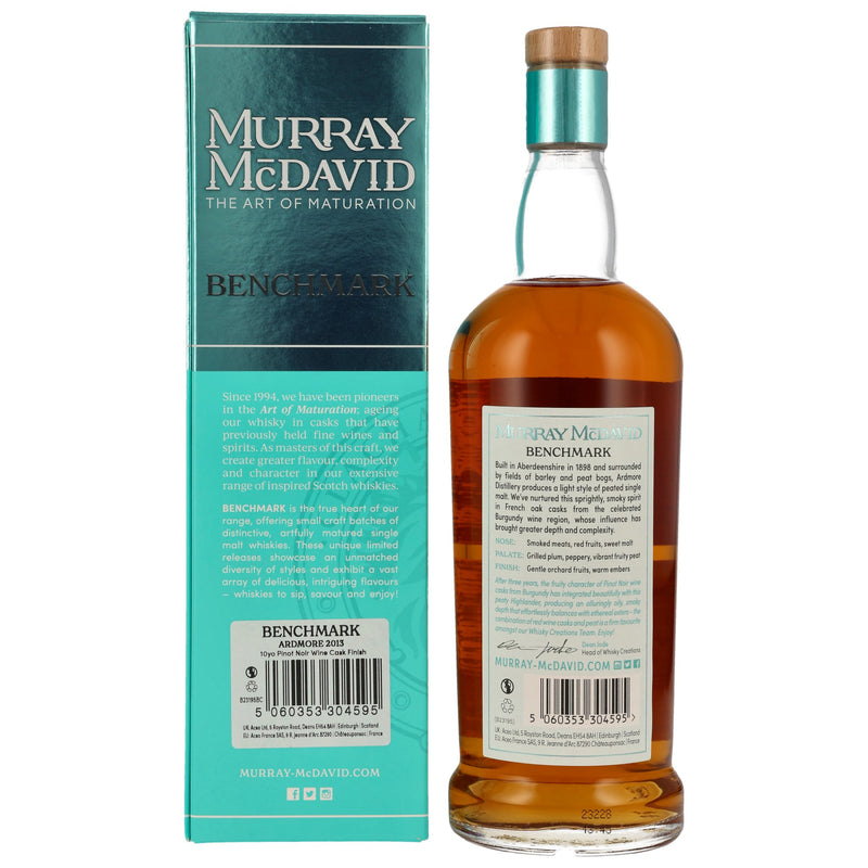 Ardmore 2013/2023 - 10 yo - Pinot Noir Cask - Murray McDavid 53.5% Vol.