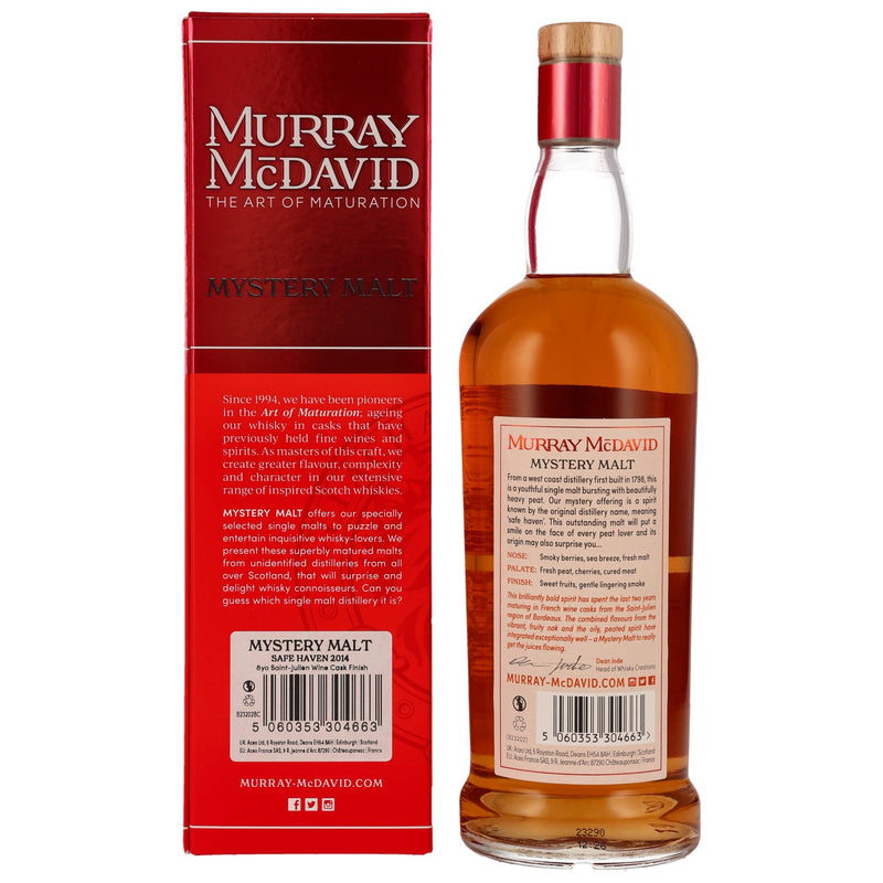 Safe Haven 2014/2023 - 8 yo - Murray McDavid Saint- Julien Wine Cask Finish 50% Vol.