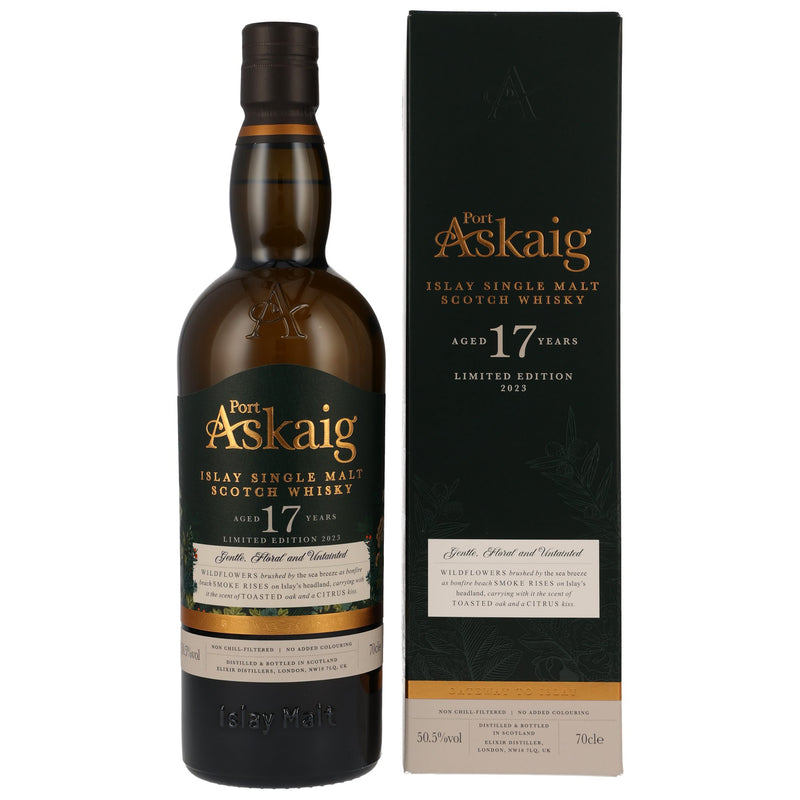 Port Askaig 17 yo Islay Single Malt Scotch Whiskey Limited Edition 2023 50.5% Vol.