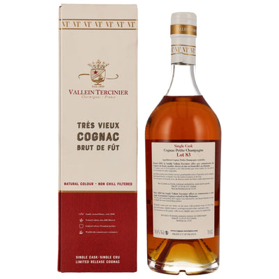 Cognac Petite Champagne Lot 83 – Single Cask Vallein Tercinier 50,4% Vol.