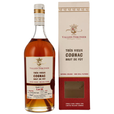 Cognac Bons Bois Lot 88 – Single Cask Vallein Tercinier 48.3% Vol.