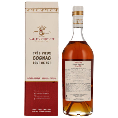 Cognac Bons Bois Lot 88 – Single Cask Vallein Tercinier 48.3% Vol.