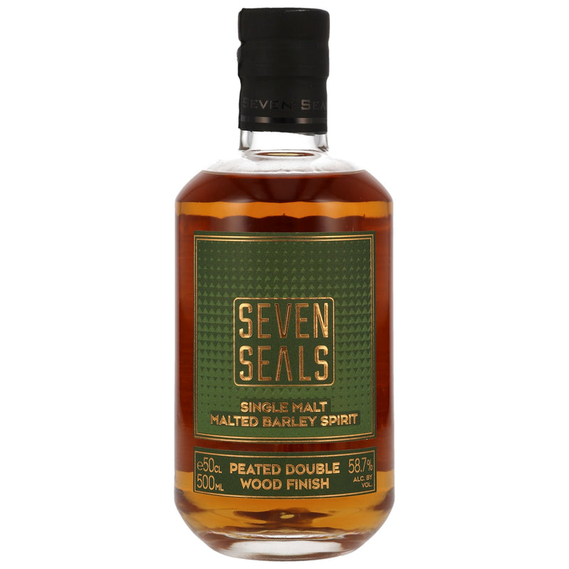 Seven Seals Peated Malted Barley Spirit Double Wood - Cask Strength 58.7% Vol.