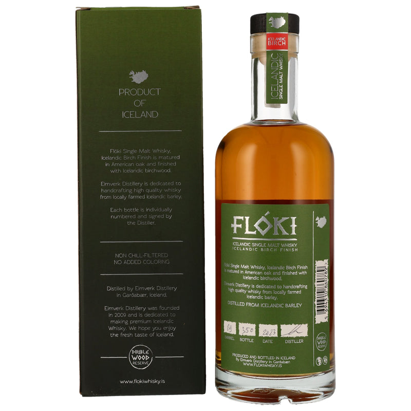 Floki Single Malt Whiskey Icelandic Birch Finish 47% Vol.