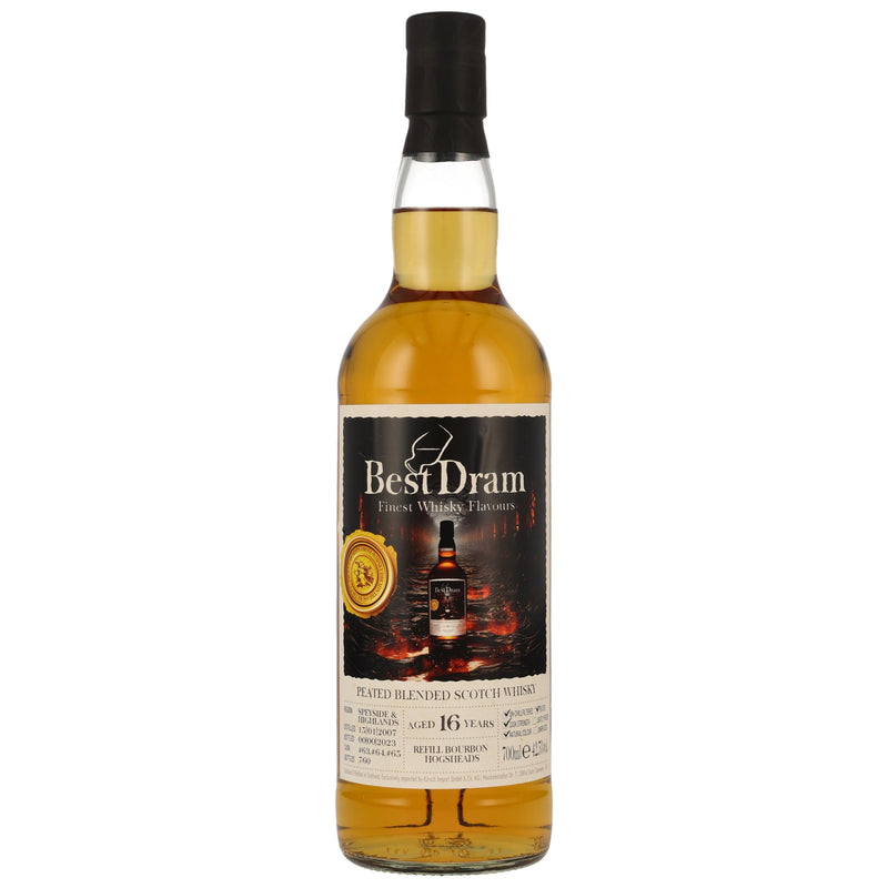 Best Dram Peated Blended Scotch Whisky 2007/2023 - 16 y.o.