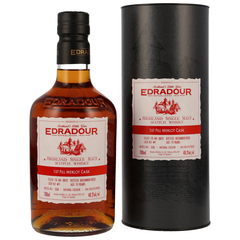 Edradour 2012/2023 - 11 yo - Merlot Cask 