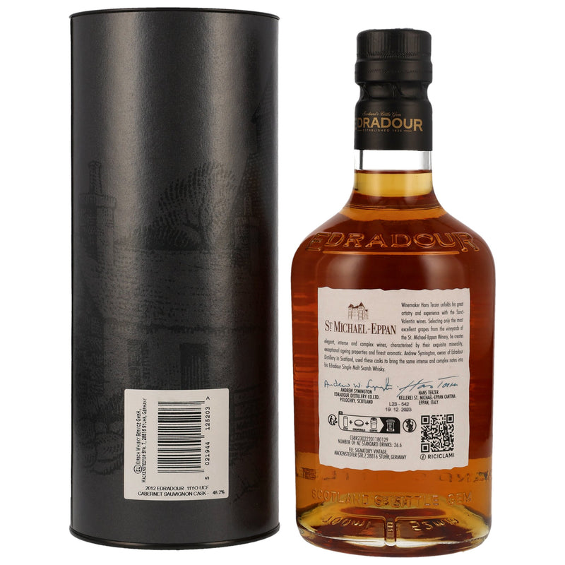 Edradour 2012/2023 - 11 yo - Cabernet Sauvignon Cask 