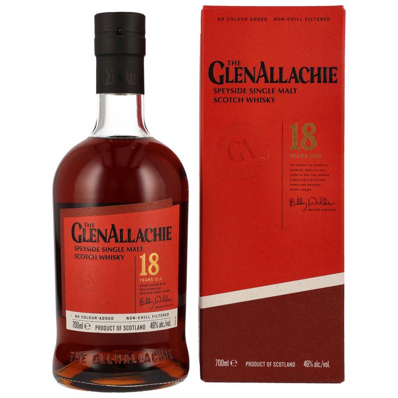 The GlenAllachie 18 yo Speyside Single Malt Scotch Whisky 46.0% Vol.