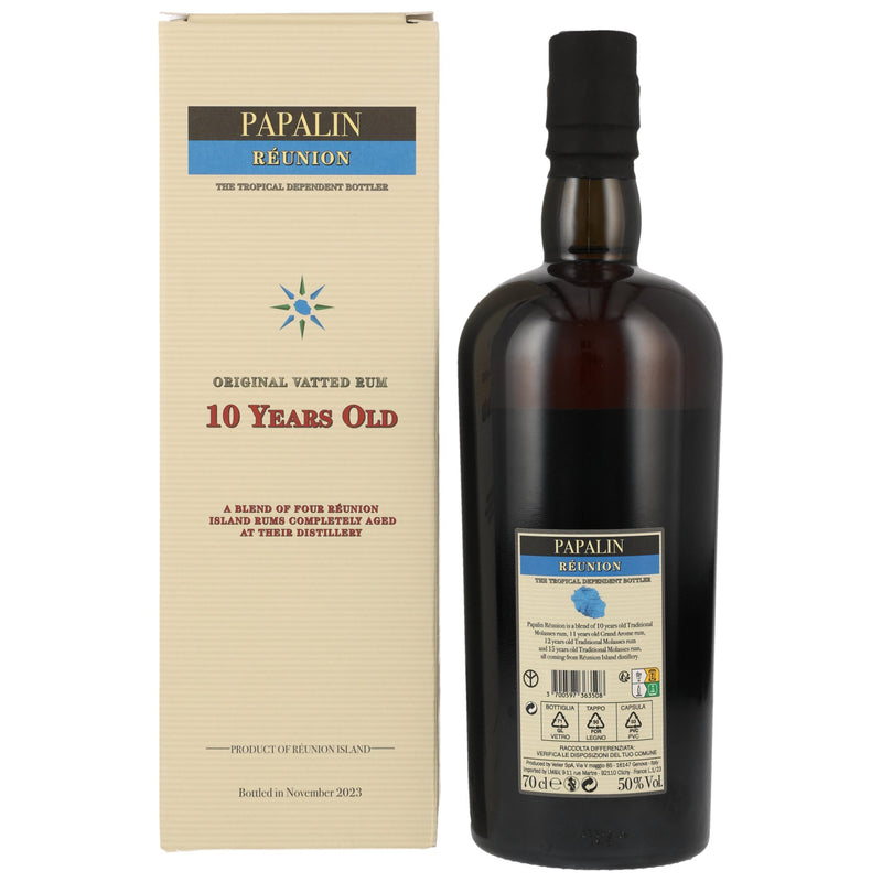 Papalin Réunion 10 yo Original Vatted Rum 50% Vol.